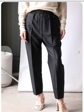 Christian Wijnants Pilara Trousers Black EU Women’s 34 Wool Blend NWT
